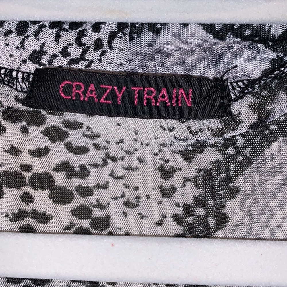 Euc Crazy Train Python Snake Cardigan Kimono One … - image 4